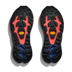 ONE ONE Mafate Hike vandrestøvle, dame (Midnight Blue / Neon Flame)-HOKA Hot