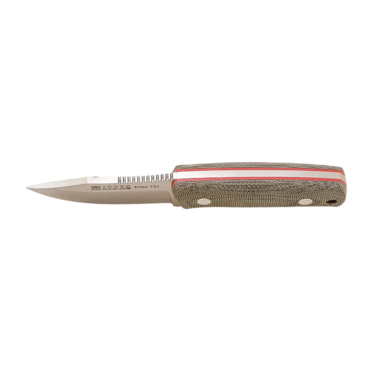 Joker Erizo TS1 Micarta Bushcraft- og jagtkniv (Green)-JOKER KNIVES Clearance