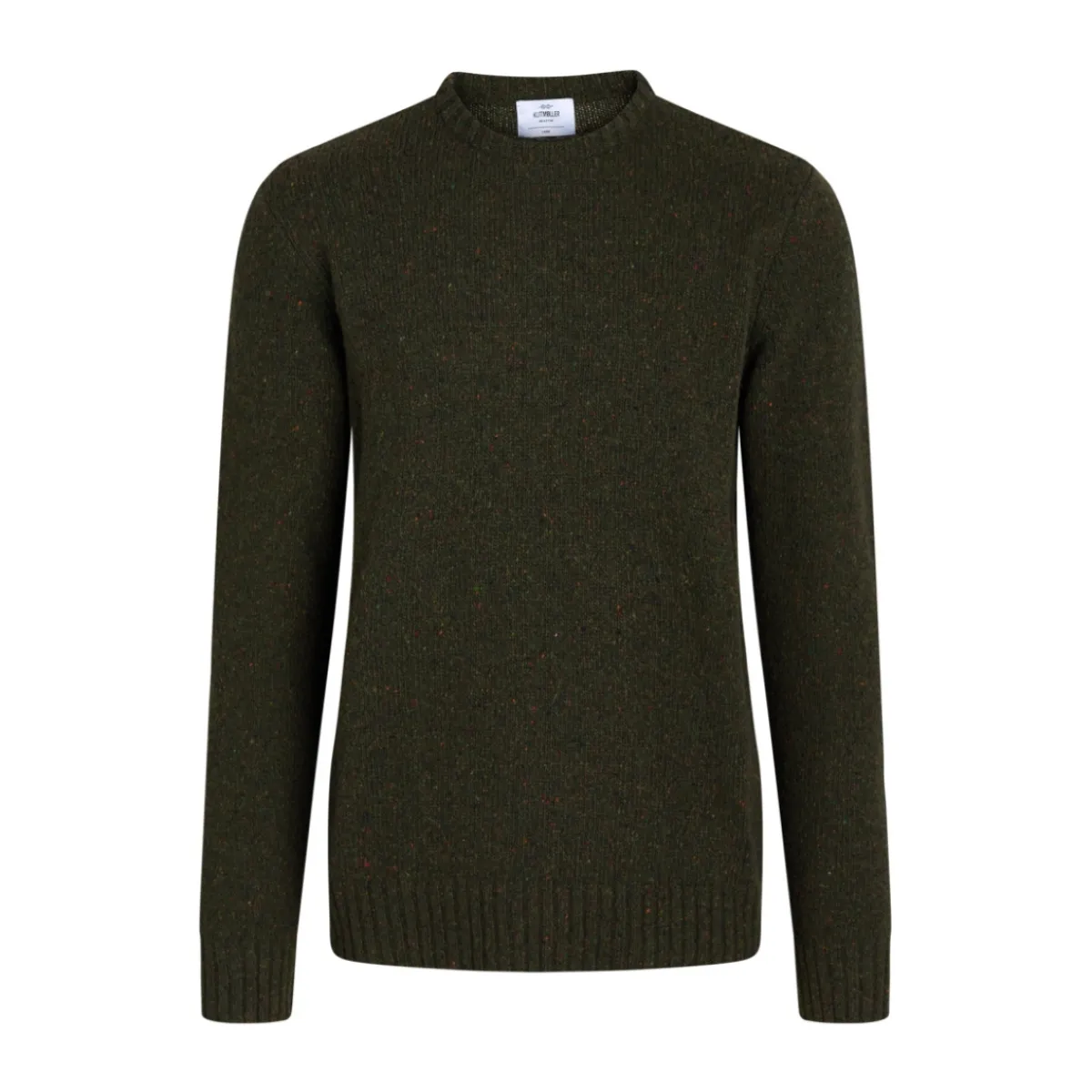 Klitmøller Collective Aage Knit Sweater, herre (Olive)-KLITMØLLER COLLECTIV