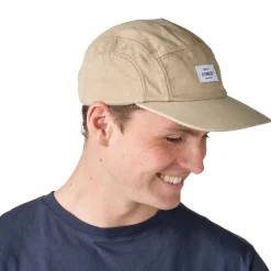 Klitmøller Collective Five Panel Corduroy Cap (Sand)-KLITMØLLER COLLECTIV