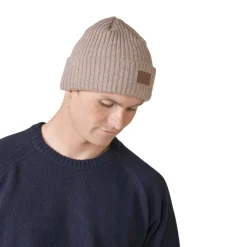 Klitmøller Collective Heavy Rib Beanie (Sand)-KLITMØLLER COLLECTIV