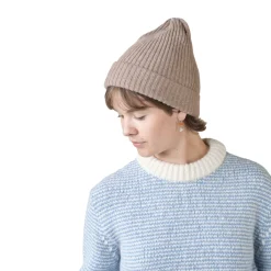 Klitmøller Collective Heavy Rib Beanie (Sand)-KLITMØLLER COLLECTIV
