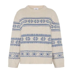 Klitmøller Collective Jette Knit striktrøje, dame (Pastel Sand Ocean)-KLITMØLLER COLLECTIV