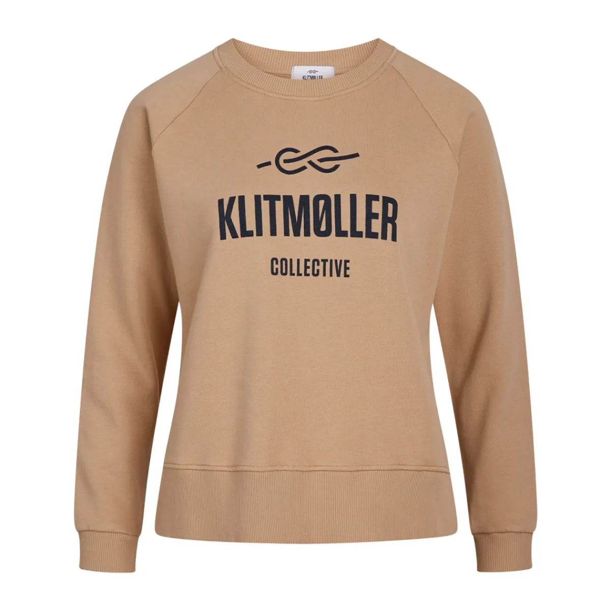 Klitmøller Collective Maja Logo Crew, dame (Sand)-KLITMØLLER COLLECTIV Discount
