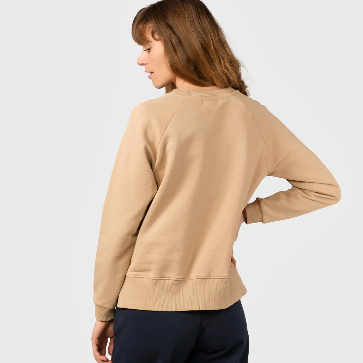 Klitmøller Collective Maja Logo Crew, dame (Sand)-KLITMØLLER COLLECTIV Discount