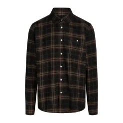 Klitmøller Collective Rocco Skjorte, herre (Brown Check)-KLITMØLLER COLLECTIV