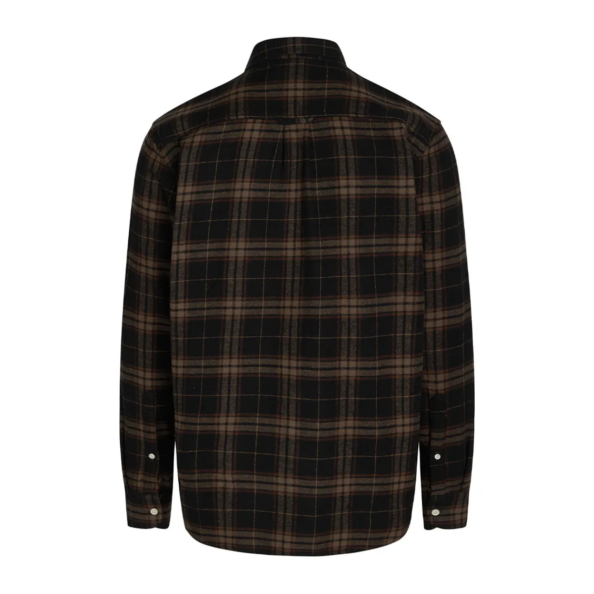 Klitmøller Collective Rocco Skjorte, herre (Brown Check)-KLITMØLLER COLLECTIV