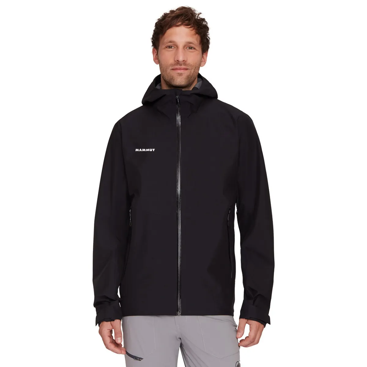 Alto Light HS Hooded regnjakke, herre (Black)-MAMMUT Online