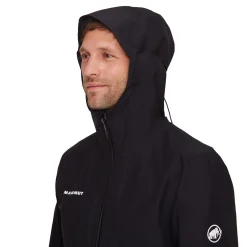 Alto Light HS Hooded regnjakke, herre (Black)-MAMMUT Online
