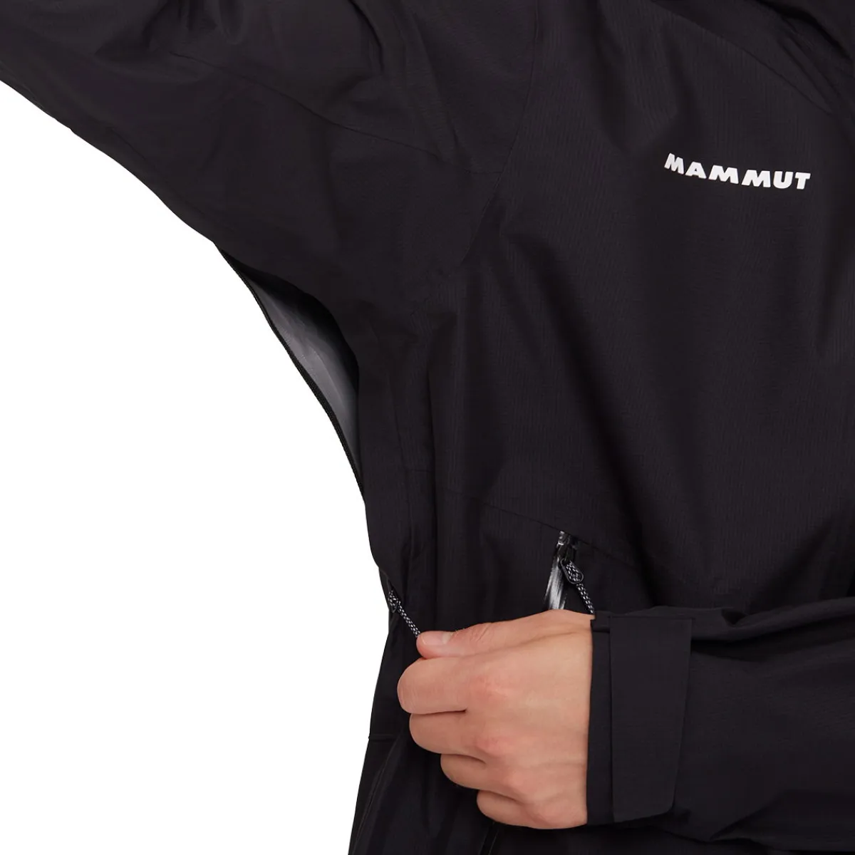 Alto Light HS Hooded regnjakke, herre (Black)-MAMMUT Online