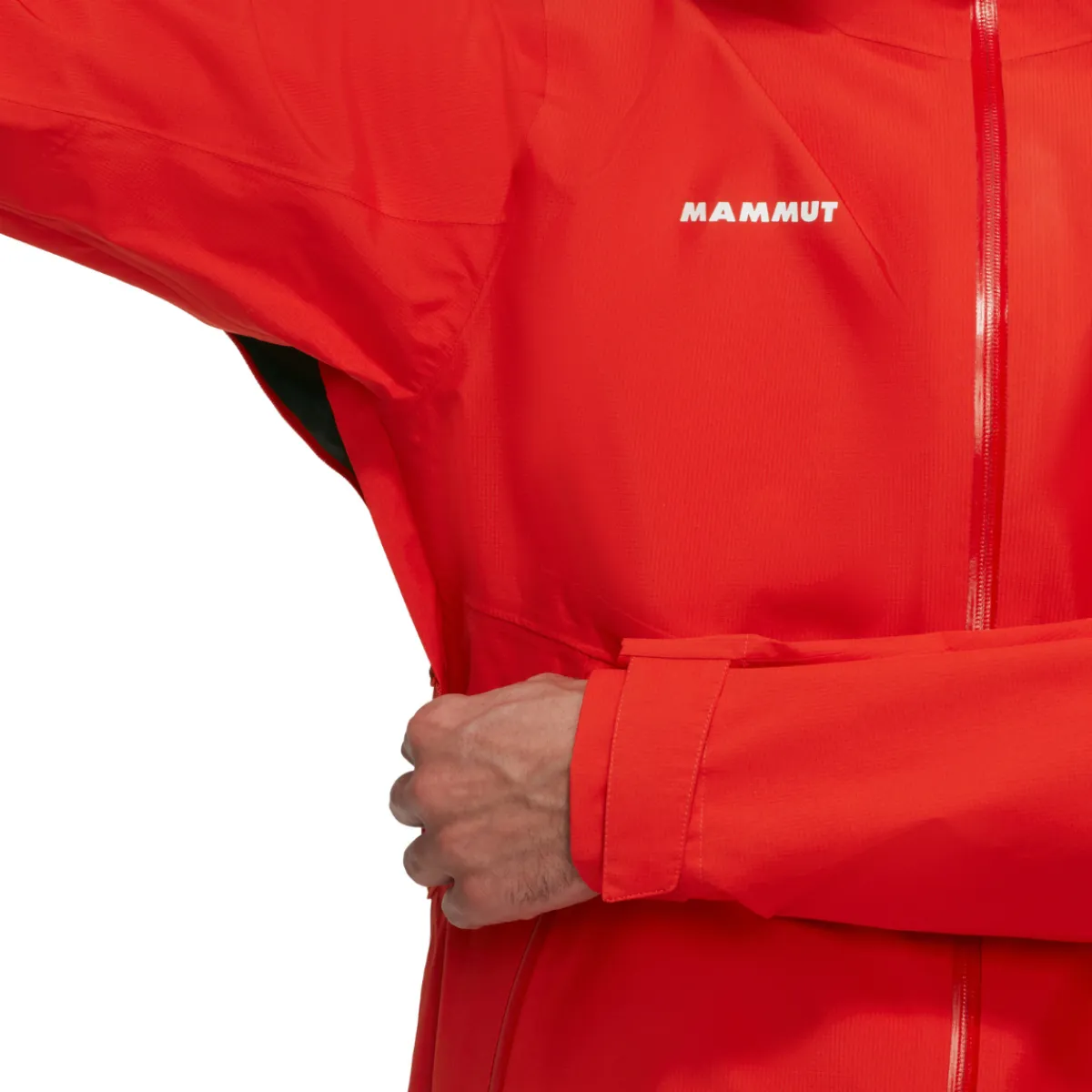 Alto Light HS Hooded Skal- og regnjakke, herre ( Red)-MAMMUT