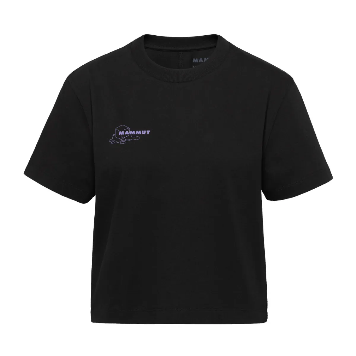 Base Cropped T-shirt, dame (Black)-MAMMUT Online