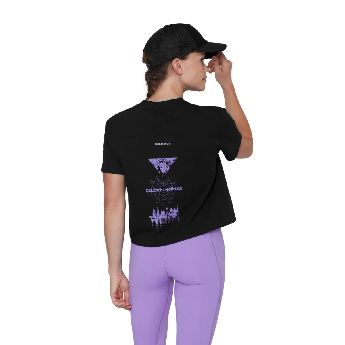 Base Cropped T-shirt, dame (Black)-MAMMUT Online