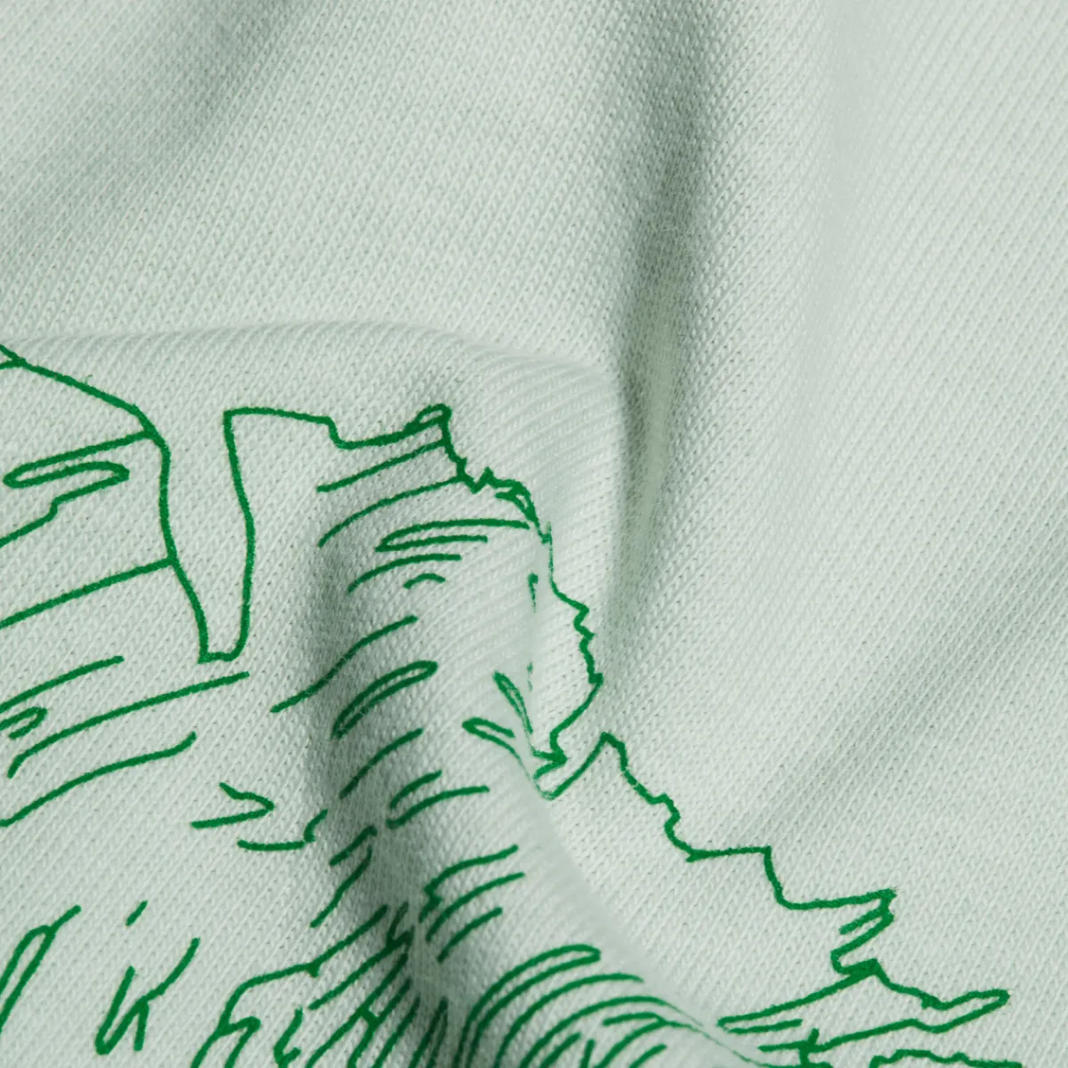 Base Relaxed T-Shirt Glacier, herre (Silver Sage)-MAMMUT Outlet