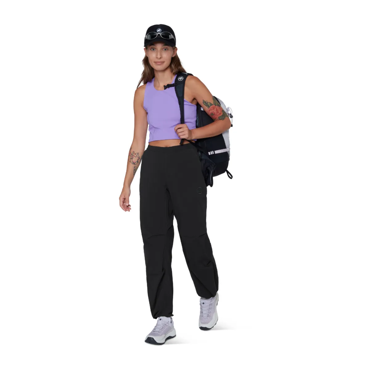 Crag Climbing Pants, dame (Black)-MAMMUT Clearance