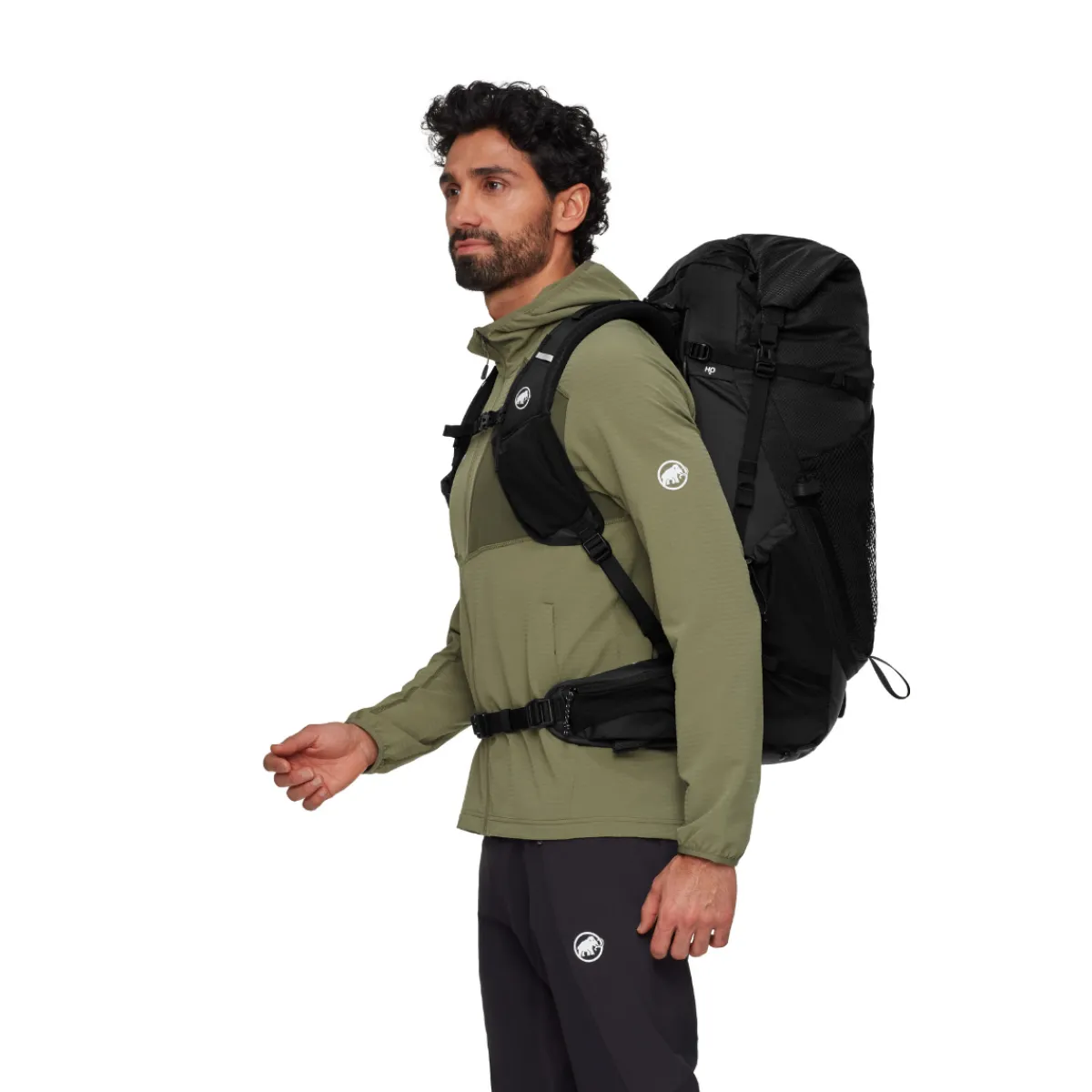 Ducan Spine 50-60 ltr. vandrerygsæk, herre (Black)-MAMMUT Clearance