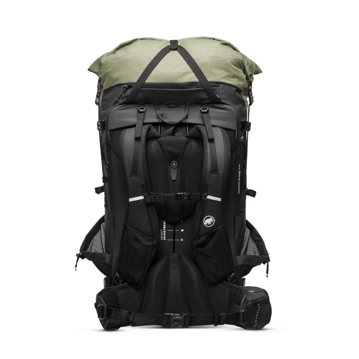 Ducan Spine 70-80 L vandrerygsæk, herre (Marsh Black)-MAMMUT New