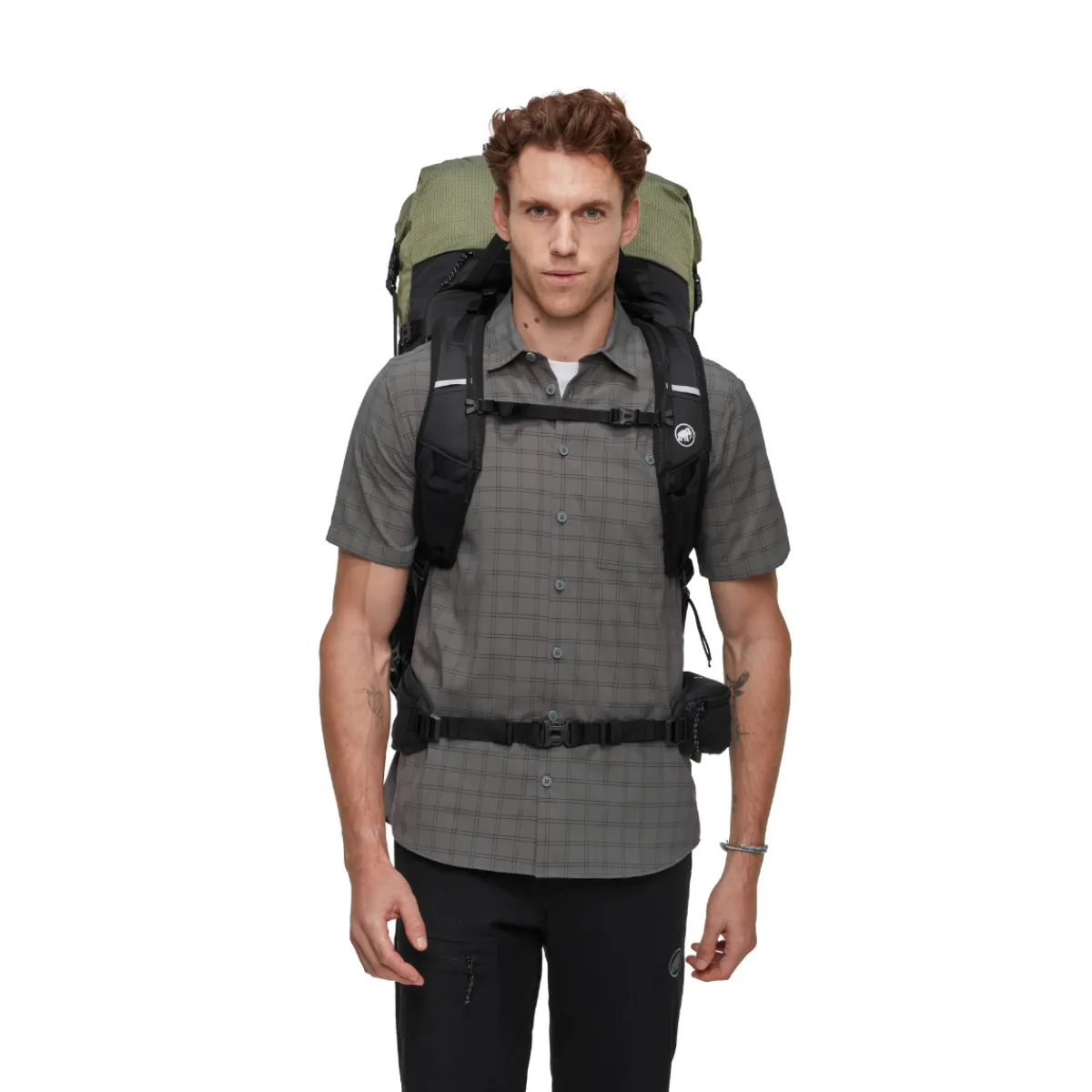 Ducan Spine 70-80 L vandrerygsæk, herre (Marsh Black)-MAMMUT New