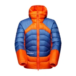 Eiger Nordwand Light Down IN Hooded Dunjakke, herre (Black / Orange)-MAMMUT Best