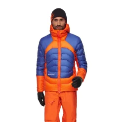 Eiger Nordwand Light Down IN Hooded Dunjakke, herre (Black / Orange)-MAMMUT Best