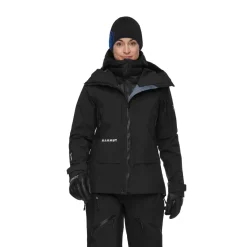 Eiger Nordwand Light Down IN Hooded Dunjakke, dame (Black)-MAMMUT Clearance