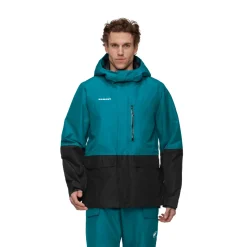 Fall Line HS Thermo skijakke, herre (Deep Teal)-MAMMUT Hot
