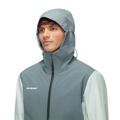 Linard Guide HS Hooded Skaljakke, herre (Silver Sage)-MAMMUT Outlet