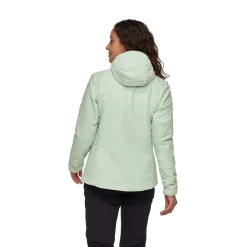 Rime IN Hooded Fiberjakke, dame (Silver Sage)-MAMMUT Clearance
