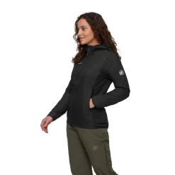Rime Light IN Hybrid Hooded Softshell, dame (Black)-MAMMUT Hot