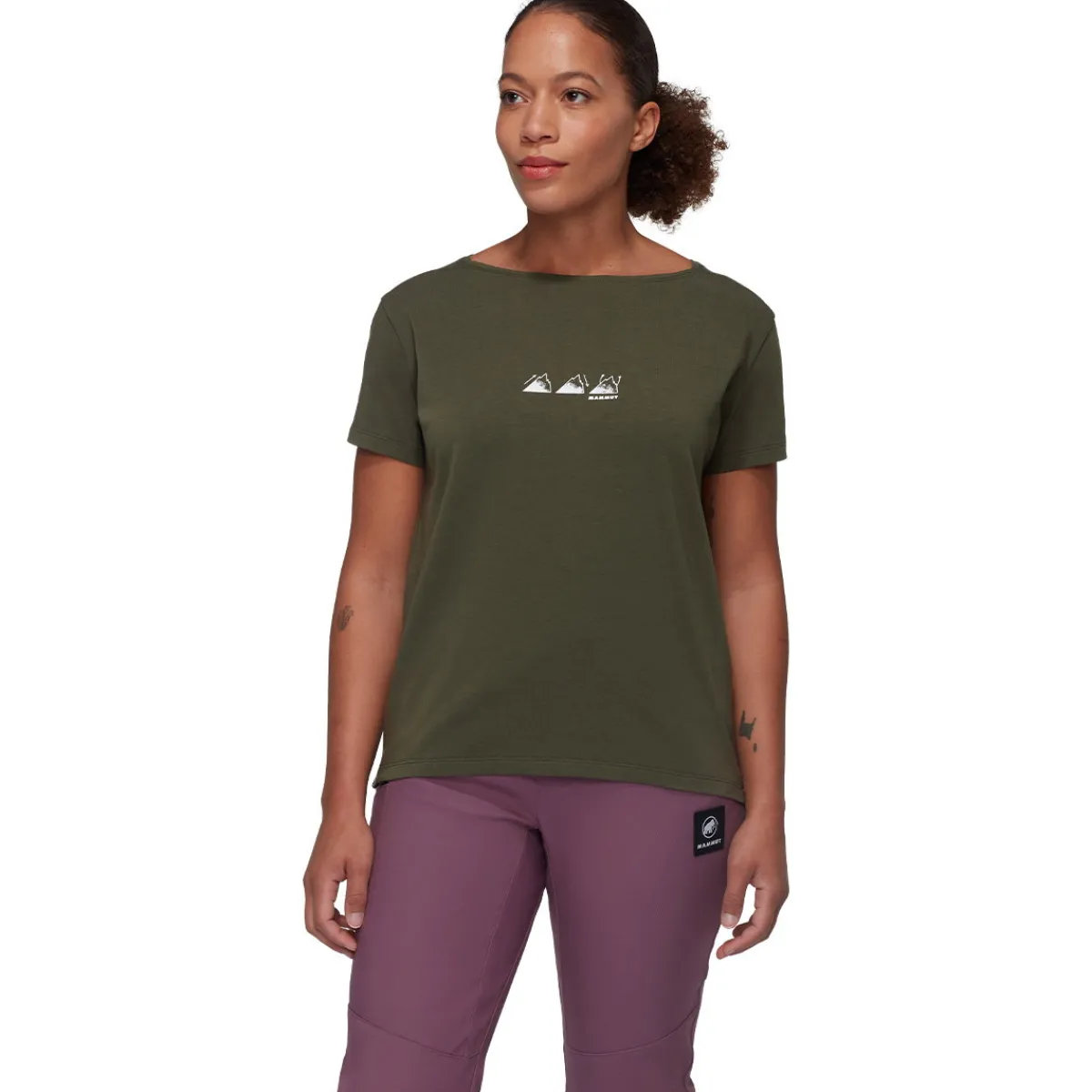 Seon Playground T-shirt, dame (Dark Marsh)-MAMMUT Discount