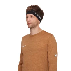 Tree Wool Headband / Pandebånd (Black)-MAMMUT