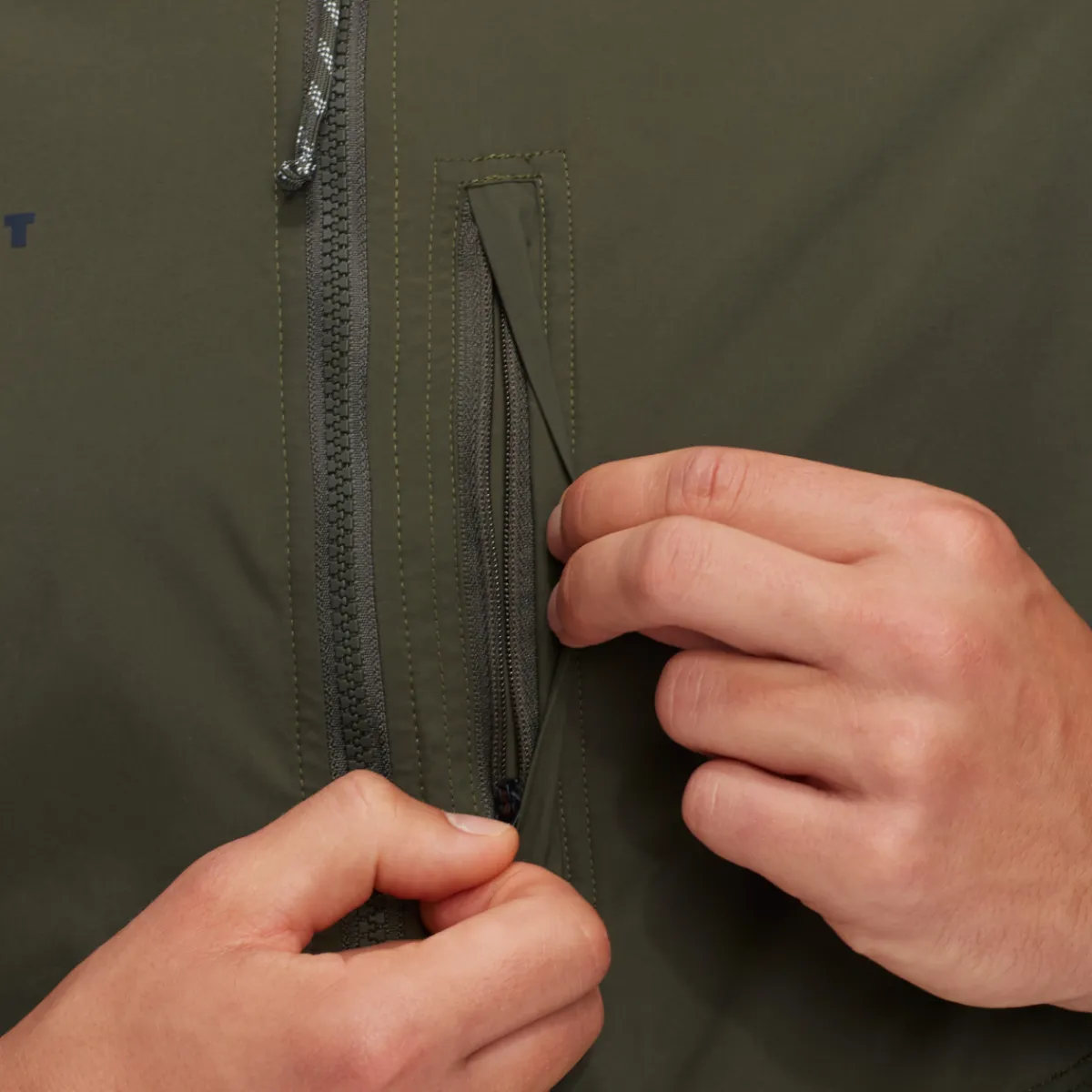 Utility Bomber Jakke, herre (Dark Marsh)-MAMMUT Online