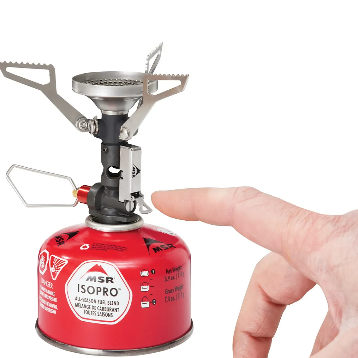 PocketRocket Deluxe gasbrænder-MSR Hot