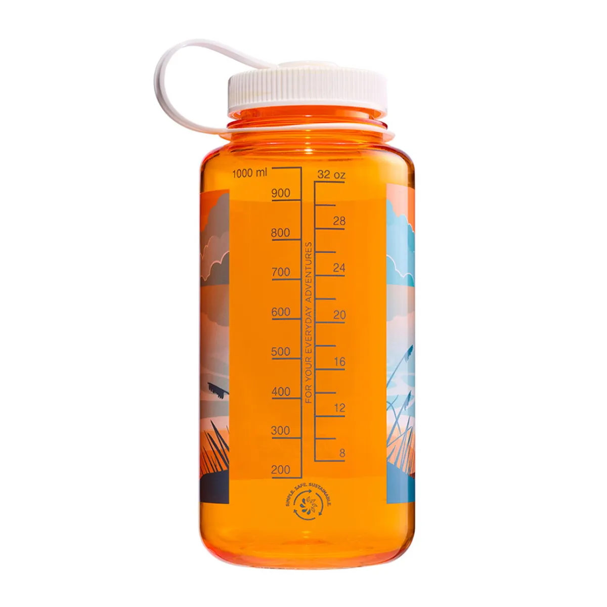 Wide Mouth Sustain drikkedunk 1 L (Clementine Sunset)-NALGENE