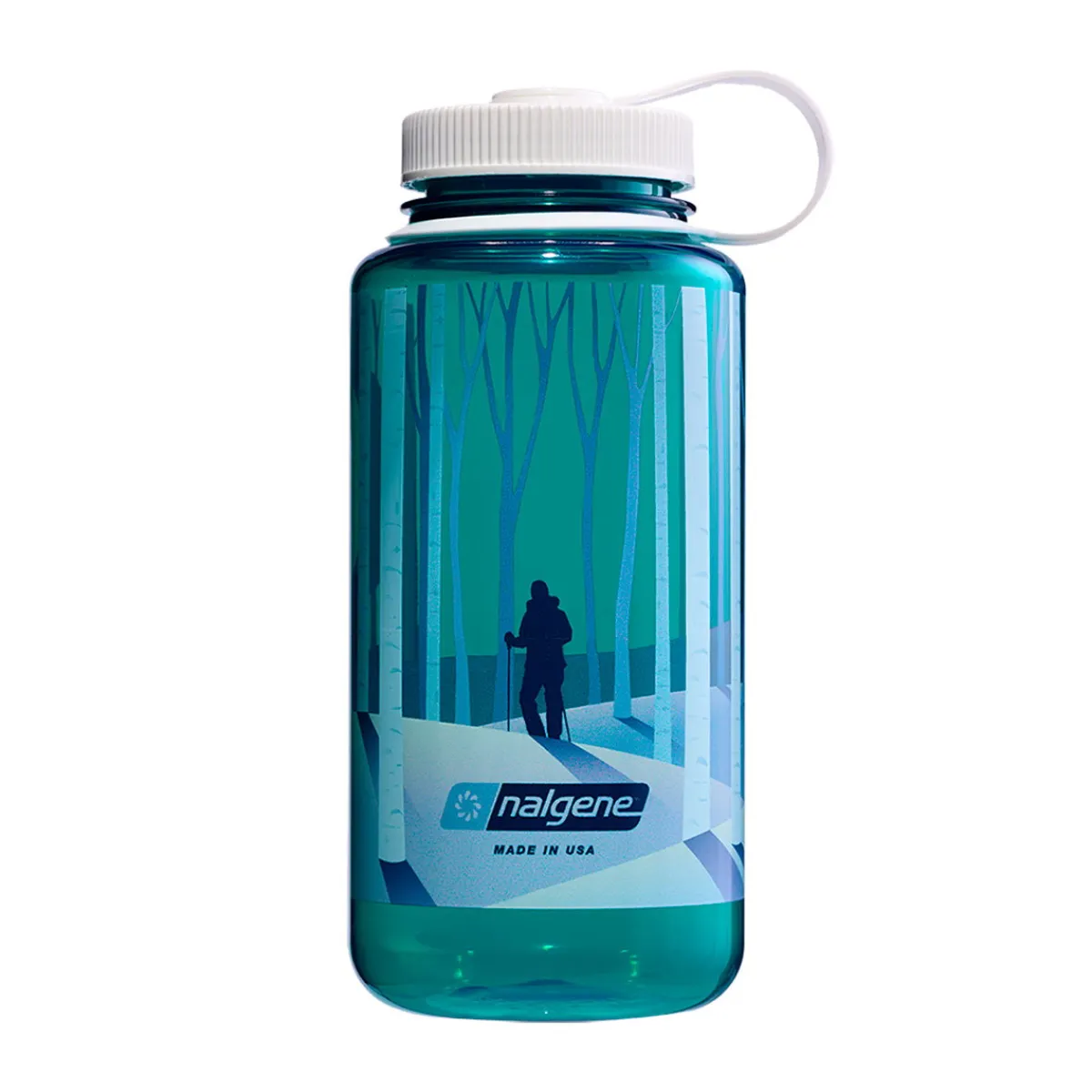 Wide Mouth Sustain drikkedunk 1 L (Landscape Forest)-NALGENE Discount