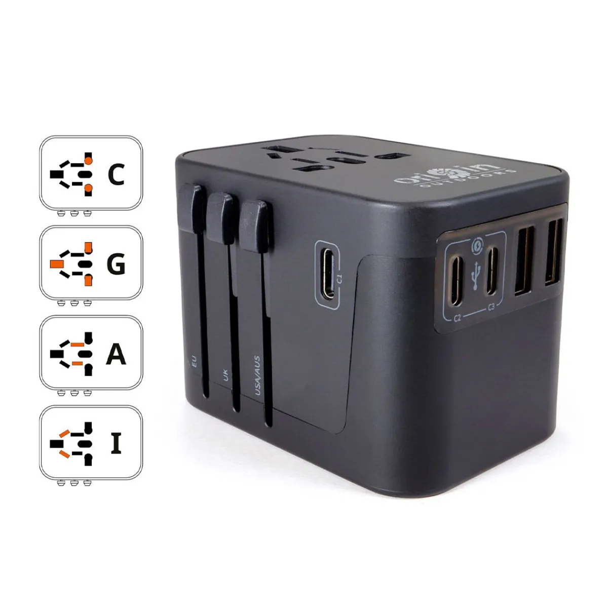 Travel Adapter - global oplader-ORIGIN OUTDOORS Best