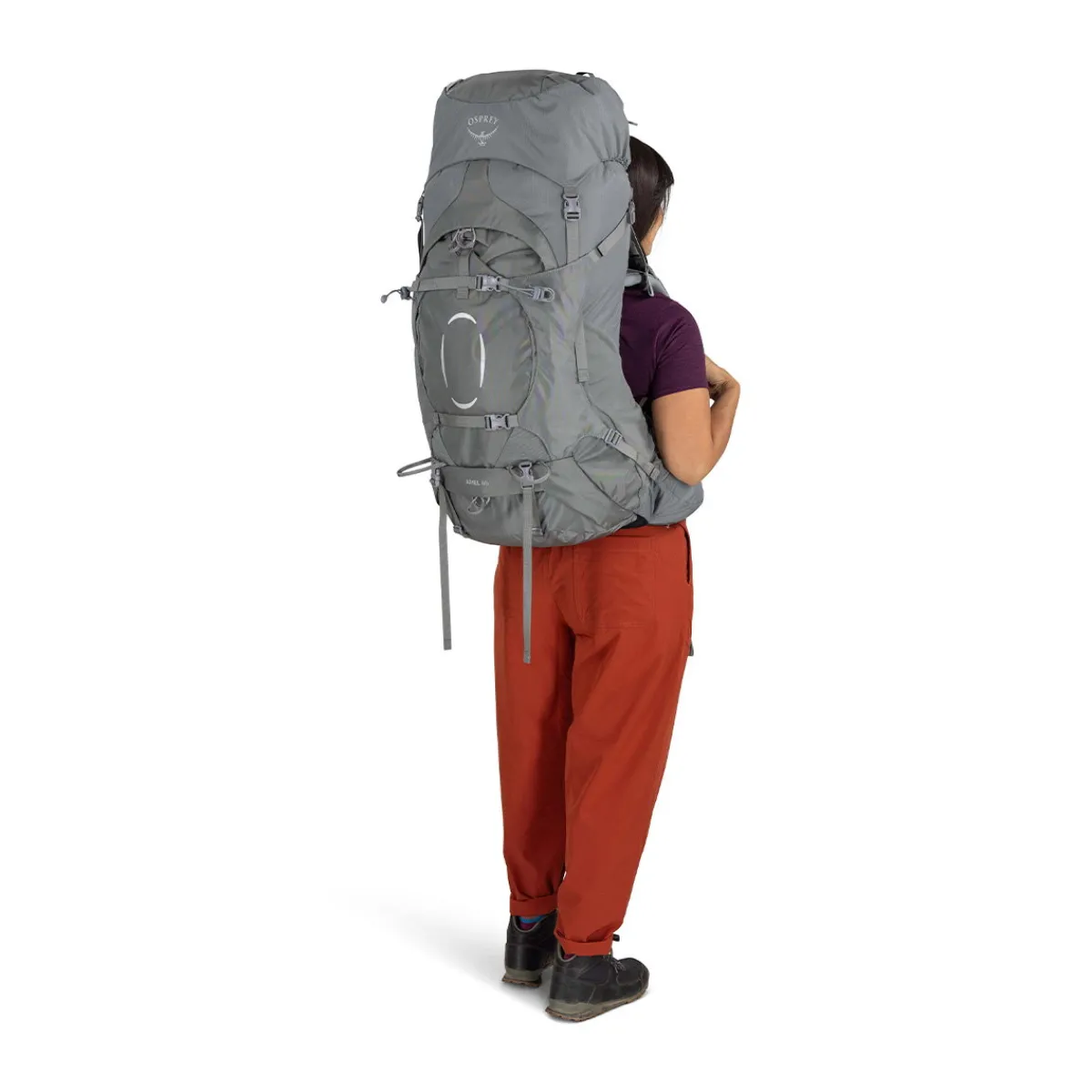 Ariel 65 L vandrerygsæk, dame (Medium Grey)-OSPREY Discount
