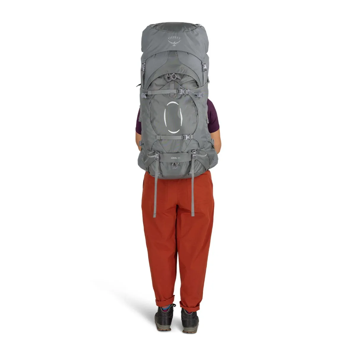 Ariel 65 L vandrerygsæk, dame (Medium Grey)-OSPREY Discount