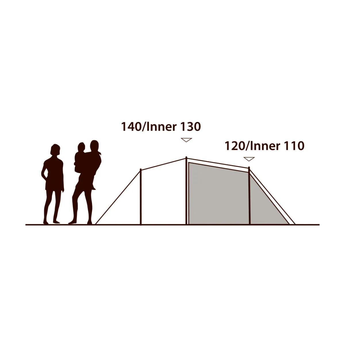 Earth 4 campingtelt, 4 personer-OUTWELL Sale