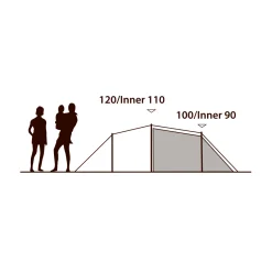 Earth 3 plus campingtelt, 3 personer-OUTWELL Outlet