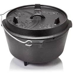 Dutch Oven ft 9", 8 liter støbejernsgryde-PETROMAX Outlet
