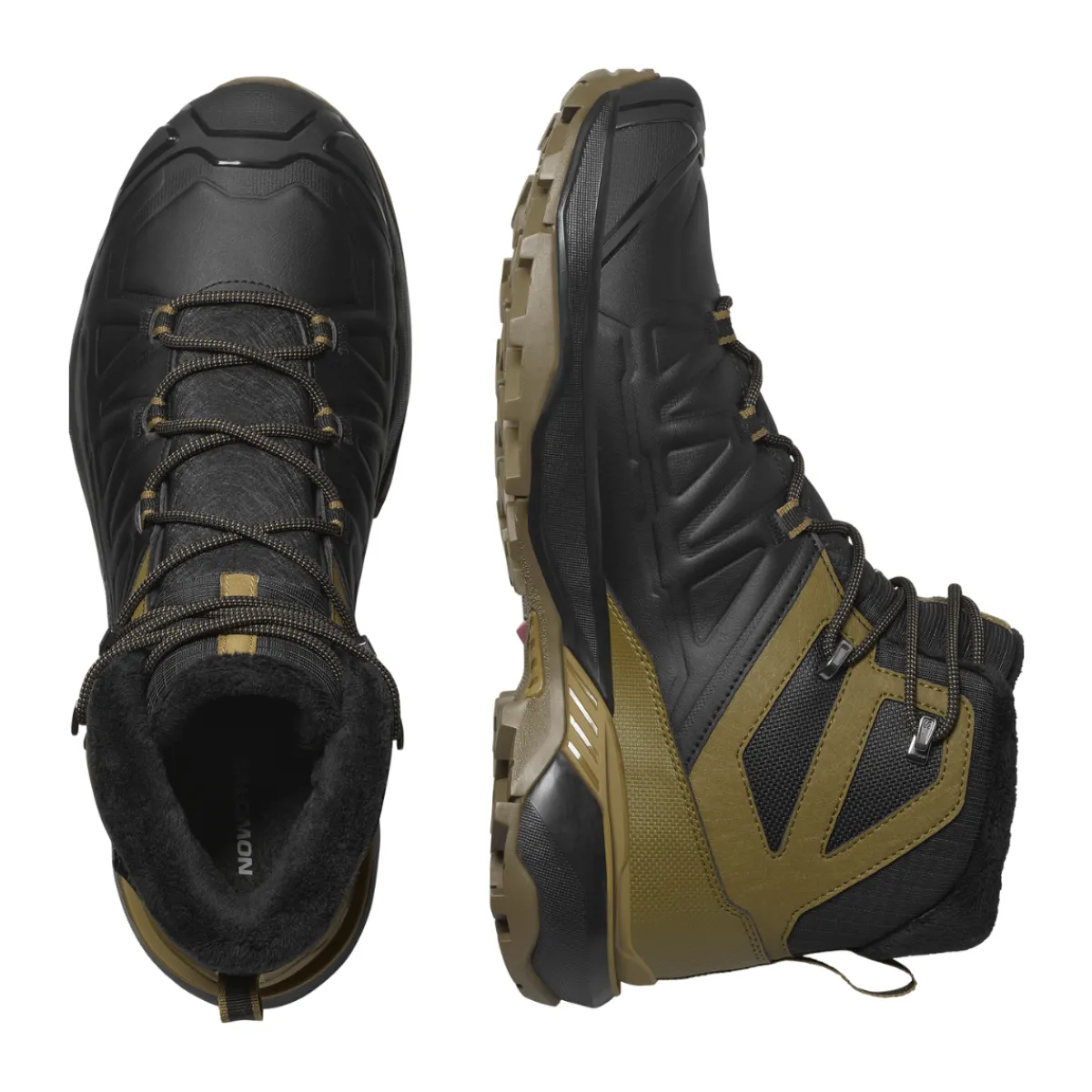 X Ultra Snowpilot WP vinterstøvler, herre (Black Military)-SALOMON Online