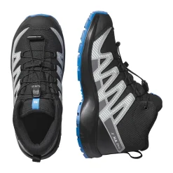 Youth XA Pro V8 Mid CSWP vandrestøvle, junior (Black/Blue)-SALOMON Clearance