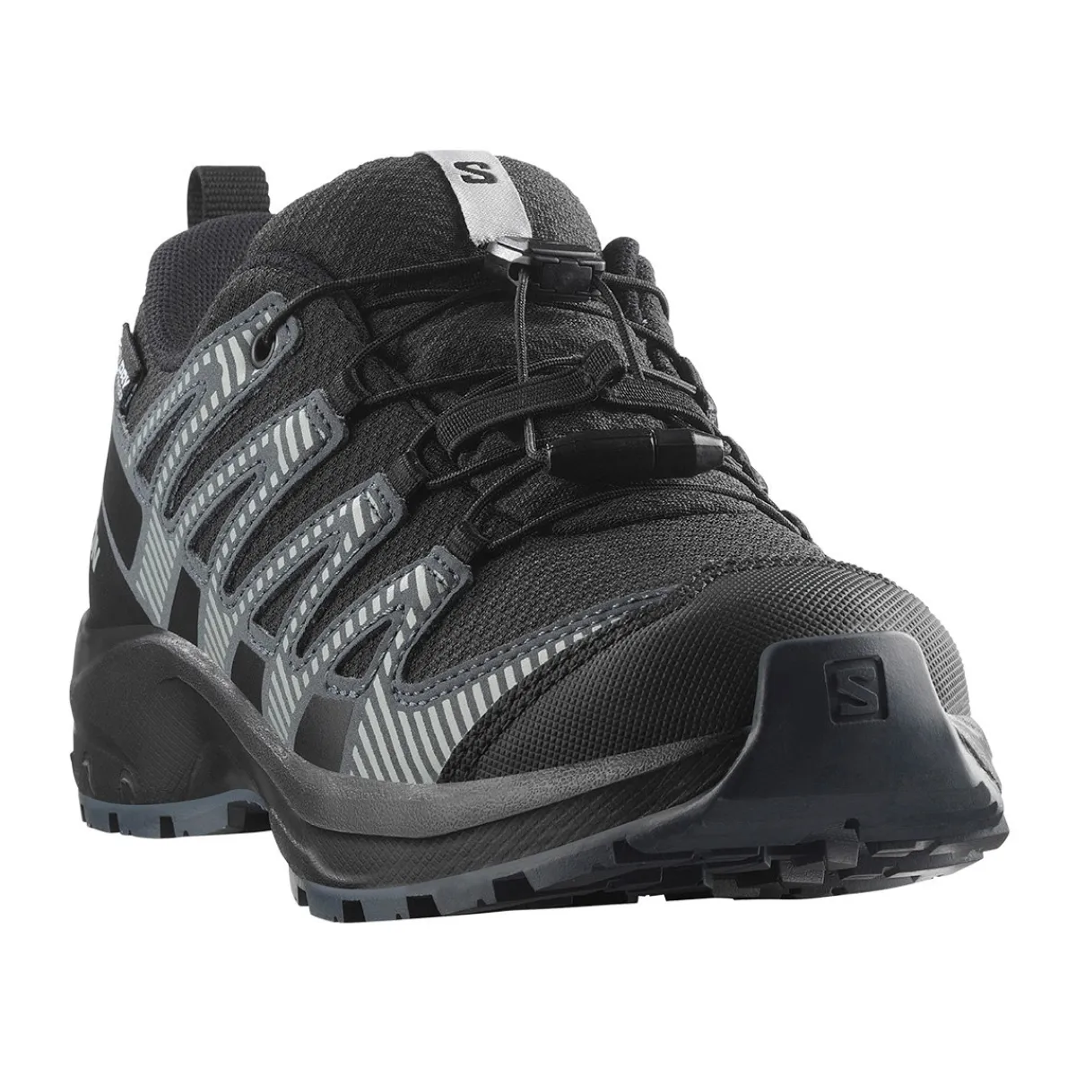Youth XA Pro V8 WP vandresko, junior (Black Quarry)-SALOMON New