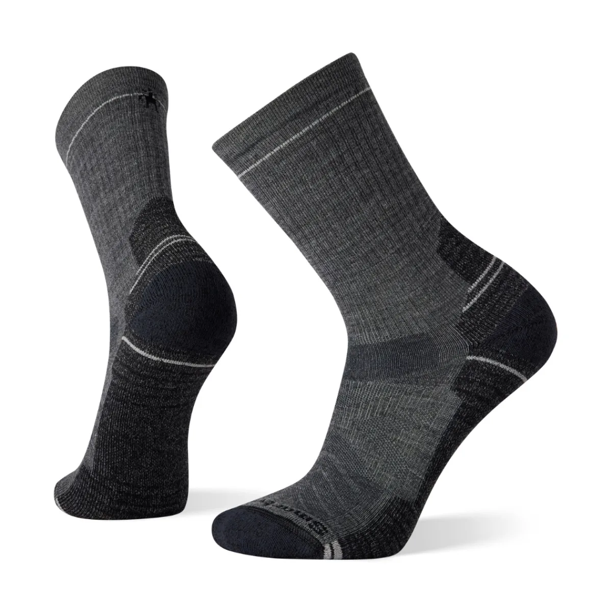 Hike Light Cushion Crew Vandresok, herre (Grey)-SMARTWOOL