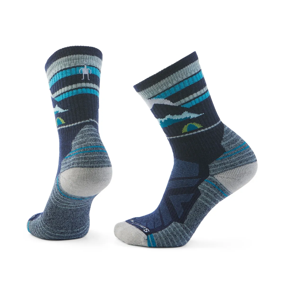 Hike Light Cushion Mountain Moon Crew Vandresokker, dame (Deep Navy)-SMARTWOOL Outlet