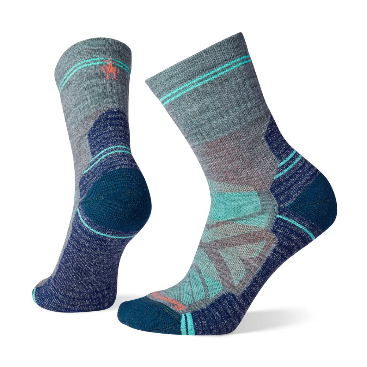 Hike Light Cushion Mid Crew Vandresok, dame (Grey)-SMARTWOOL