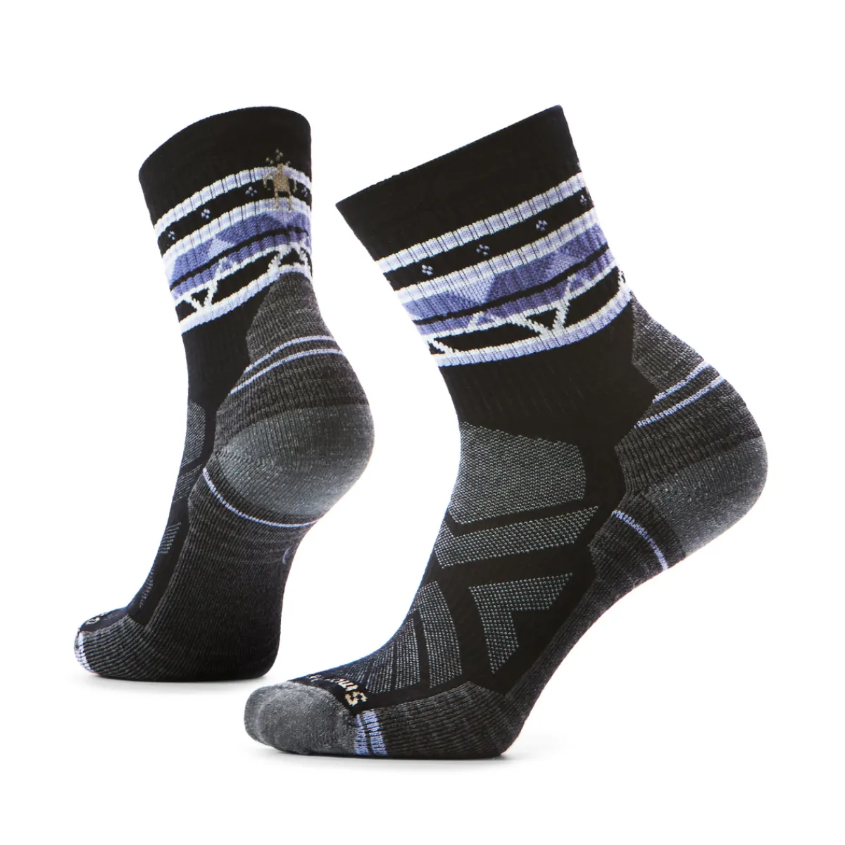 Hike Light Cushion Mid Crew Vandresok, dame (Black)-SMARTWOOL Sale