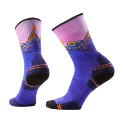 Hike Targeted Cushion Crew Sunrise Vandresokker, dame (Deep Navy)-SMARTWOOL Hot