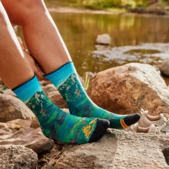 Hike Targeted Cushion Crew Mountain Lake Vandresokker, dame (Capri)-SMARTWOOL Outlet